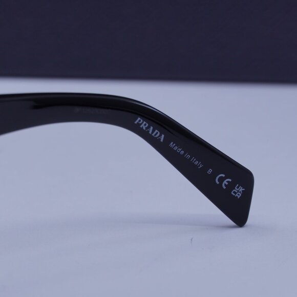 Prada PRA06S 16K08N Square Sunglasses – Black\\Clear Blue Light Filter main image 5
